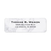 Business Logo Custom Return Address Label (Voorkant)
