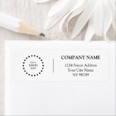 Business Logo Custom Return Address Label (Insitu)