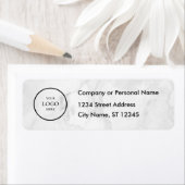 Business Logo Custom Return Address Label (Insitu)