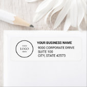 Business Logo Custom Return Address Label (Insitu)