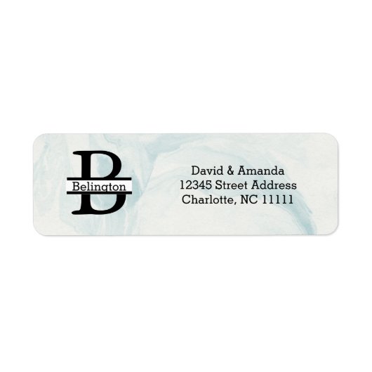 Business Logo Custom Return Address Label (Voorkant)