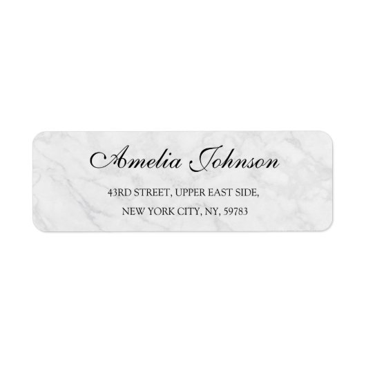 Business Logo Custom Return Address Label (Voorkant)