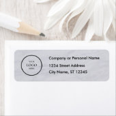 Business Logo Custom Return Address Label (Insitu)