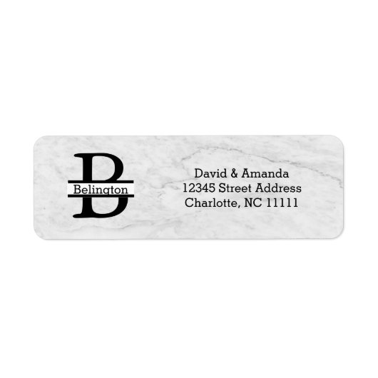 Business Logo Custom Return Address Label (Voorkant)