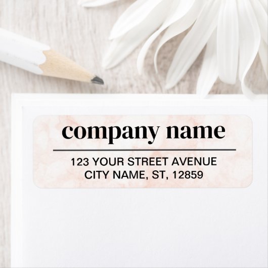 Business Logo Custom Return Address Label (Insitu)
