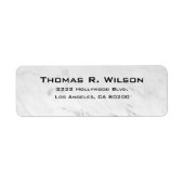 Business Logo Custom Return Address Label (Voorkant)