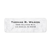 Business Logo Custom Return Address Label (Voorkant)