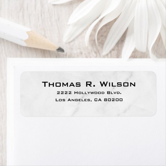 Business Logo Custom Return Address Label (Insitu)
