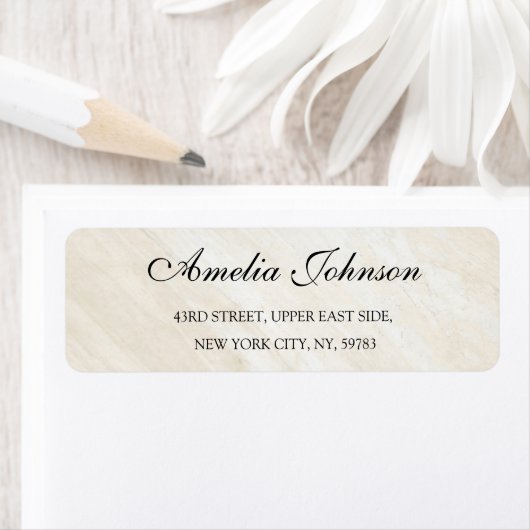 Business Logo Custom Return Address Label (Insitu)