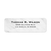 Business Logo Custom Return Address Label (Voorkant)