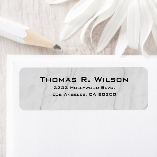 Business Logo Custom Return Address Label (Insitu)