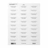 Business Logo Custom Return Address Label (Full Sheet)
