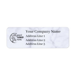 Business Logo Custom Return Address Label