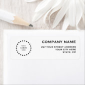 Business Logo Custom Return Address Label (Insitu)