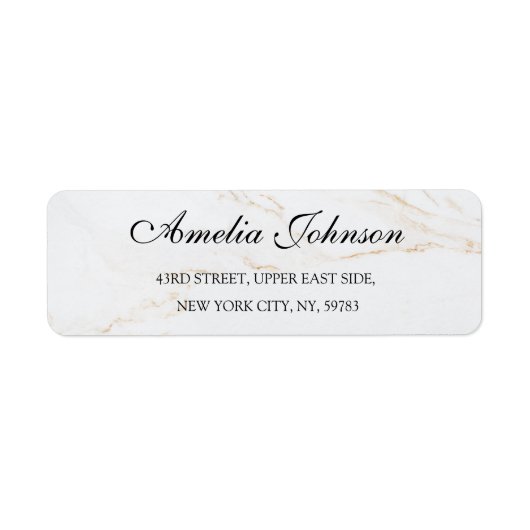 Business Logo Custom Return Address Label (Voorkant)