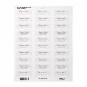 Business Logo Custom Return Address Label (Full Sheet)