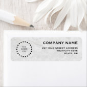 Business Logo Custom Return Address Label (Insitu)