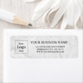 Business Logo Custom Return Address Label (Insitu)