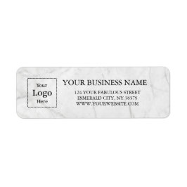 Business Logo Custom Return Address Label