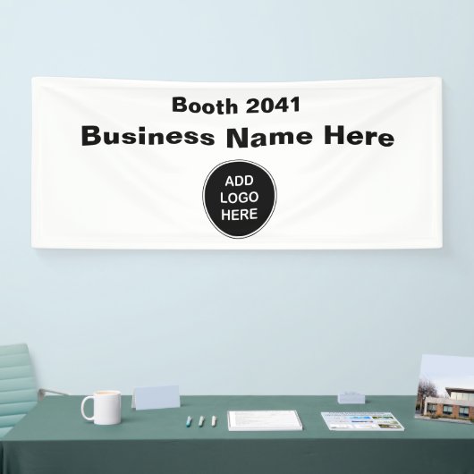 Business Logo Editable Trade Show Banner (Beurs)