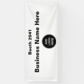 Business Logo Editable Trade Show Banner (Verticaal)