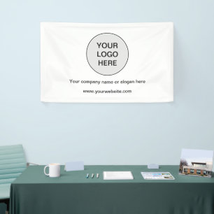 Business Logo Eenvoudige moderne promotiebanner Spandoek