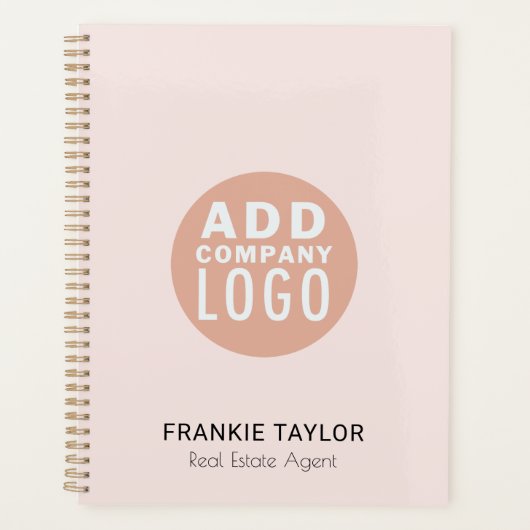 Business Logo Employee Real Estate Agent 2026 Planner (Voorkant)