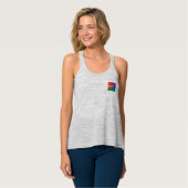 Business Logo Employee Women's Double Sided Tanktop (Volledige Voorkant)