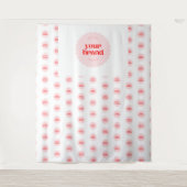 Business Logo Event Step & Repeat Achtergrond Wandkleed (Voorkant)