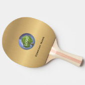Business Logo Gold Tafeltennisbatje (Zijkant)