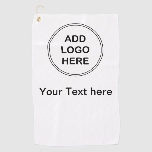 Business Logo Golf Towels Golfhanddoek (Voorkant)