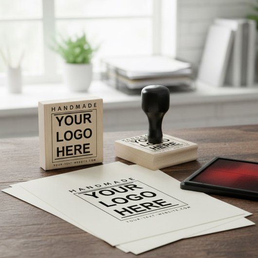 Business Logo & Handmade Website | Custom Brand  Rubberstempel