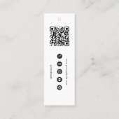 Business Logo Hang Label Kleding Zingende Prijs La (Achterkant)