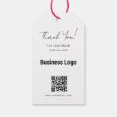 Business Logo Hang Label Price Clothing Swing Labe Cadeaulabel (Achterkant)