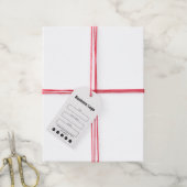 Business Logo Hang Label Price Clothing Swing Labe Cadeaulabel (Met Touw)