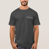 Business Logo Heather Gray T-shirt (Voorkant)