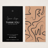 Business Logo Label Hang Label Kaart (Voorkant /achterkant)