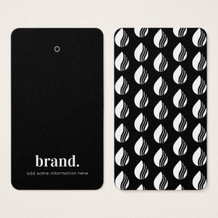 Business Logo Label Hang Label Kaart