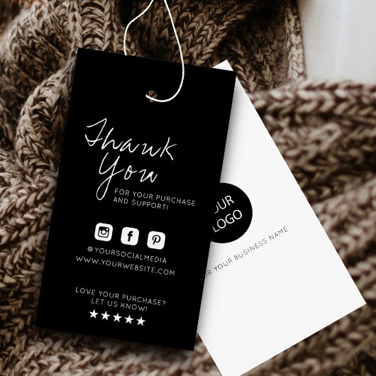 Business Logo Label Hang Label Visitekaartje