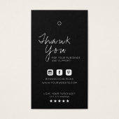 Business Logo Label Hang Tag (Devant)