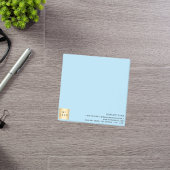 Business logo lichtblauw post-it® notes
