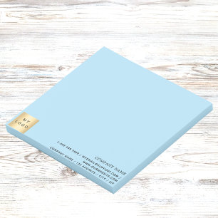 Business logo lichtblauw post-it® notes
