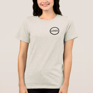 Business Logo Medewerker Personeelsbedrijf Merk Tri-Blend Shirt
