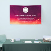 Business Logo Minimalist Modern professioneel rood Spandoek (Beurs)