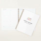 Business Logo minimalist White Planner (Display)
