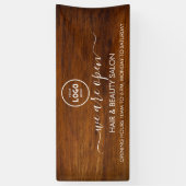 Business Logo Modern Professional 6'-banner Spandoek (Verticaal)