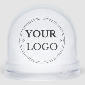 Business Logo Modern Professional  Sneeuwbol (Achterkant)