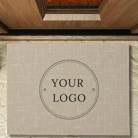 Business Logo Modern Promotional Branded Deurmat
