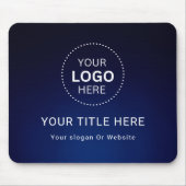 Business Logo Mousepad Muismat (Voorkant)