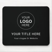 Business Logo Mousepad Muismat (Voorkant)